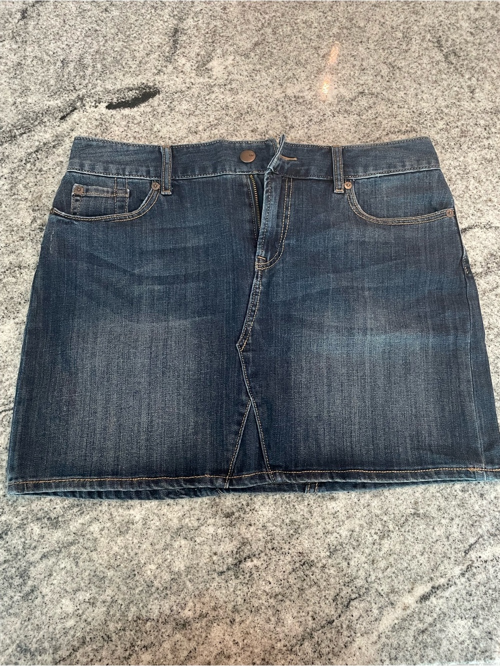 GAP Dark Blue Denim Mini Skirt